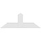 Ekena Millwork Portland Architectural Grade PVC Gable Bracket, 48"W x 18"H x 6"D x 6"F, 9/12 Pitch GBP048X18X0606POR00 - alternate 5